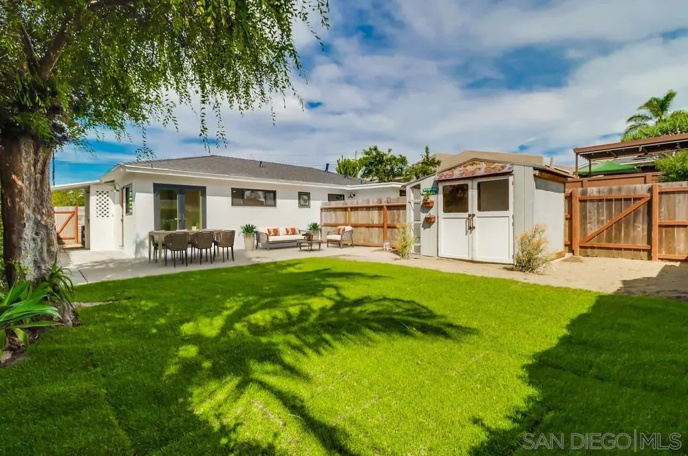 923 Melba Road Encinitas, CA 92024 - Photo 15 of 28 a front view of house with yard and outdoor seating