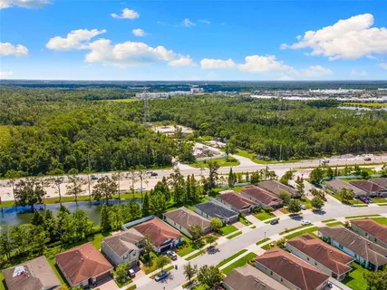 a view of a city with an ocean view