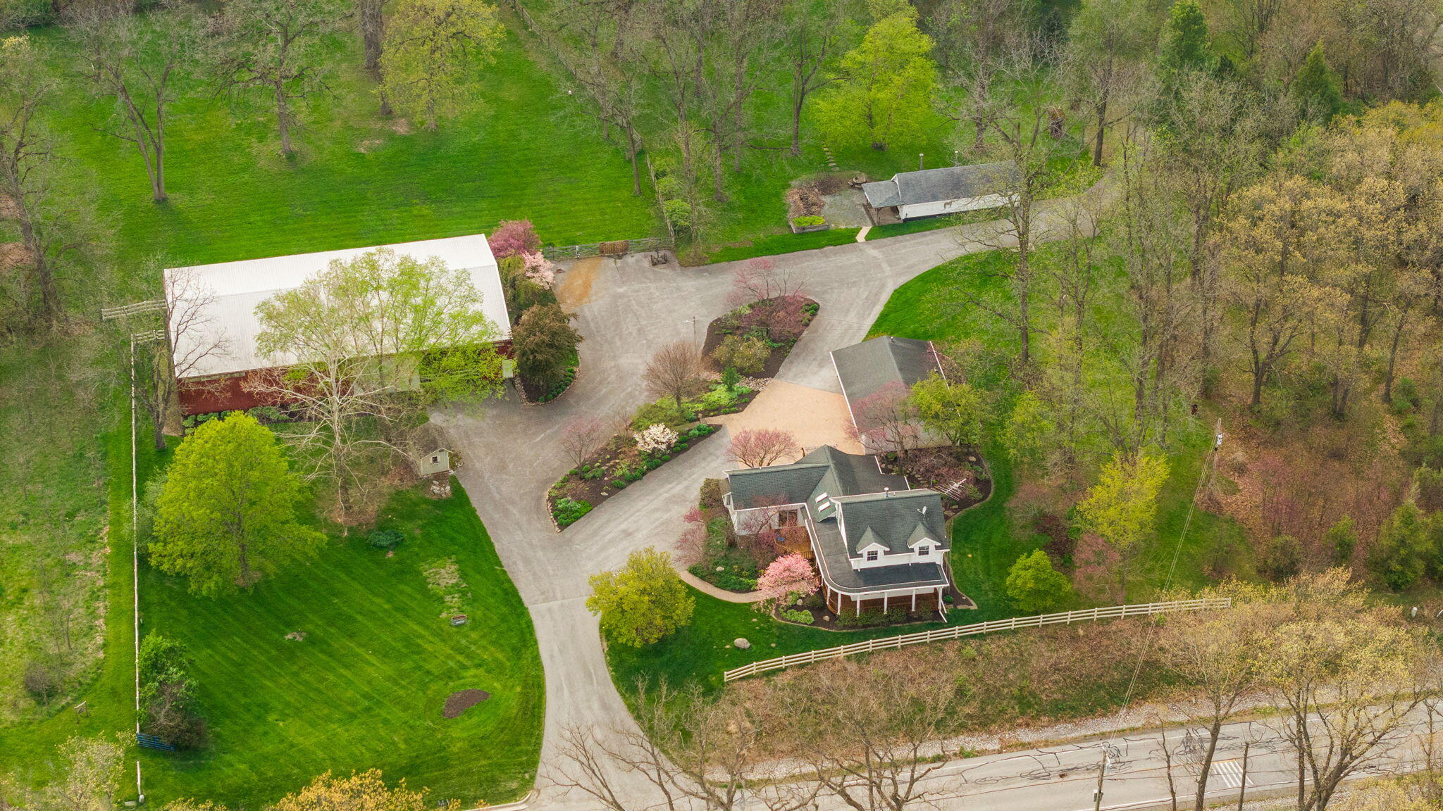 8 Smoke Road Valparaiso, IN 46385 - Photo 4 of 60 an aerial view of a house with a yard