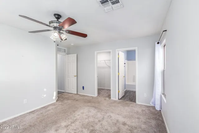 a view of an empty room