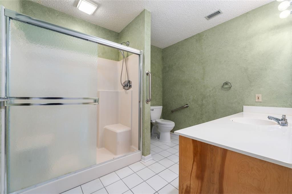 11606 Northwest 120th Terrace Alachua, FL 32615 - Photo 13 of 46 a bathroom with a sink a toilet and shower
