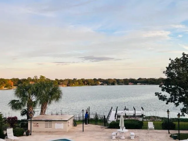 a view of a lake and a mountain view