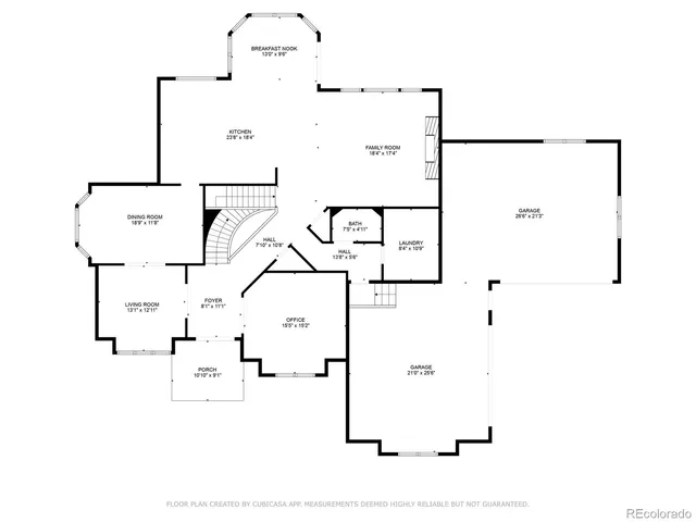a picture of floor plan