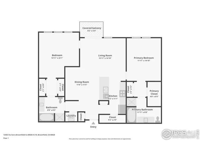 $374,995 | 13456 Via Varra, Unit 211, Broomfield, CO 80020