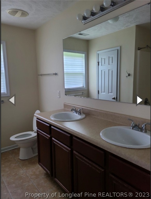 141 Roanoke Drive Raeford, NC 28376 - Photo 11 of 16 a bathroom with a sink toilet and mirror