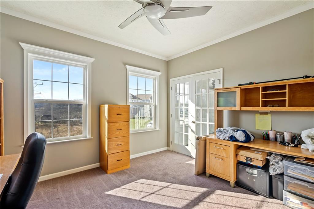 216 West Country Barn Road Houston, PA 15342 - Photo 25 of 34 a bedroom with furniture and a window