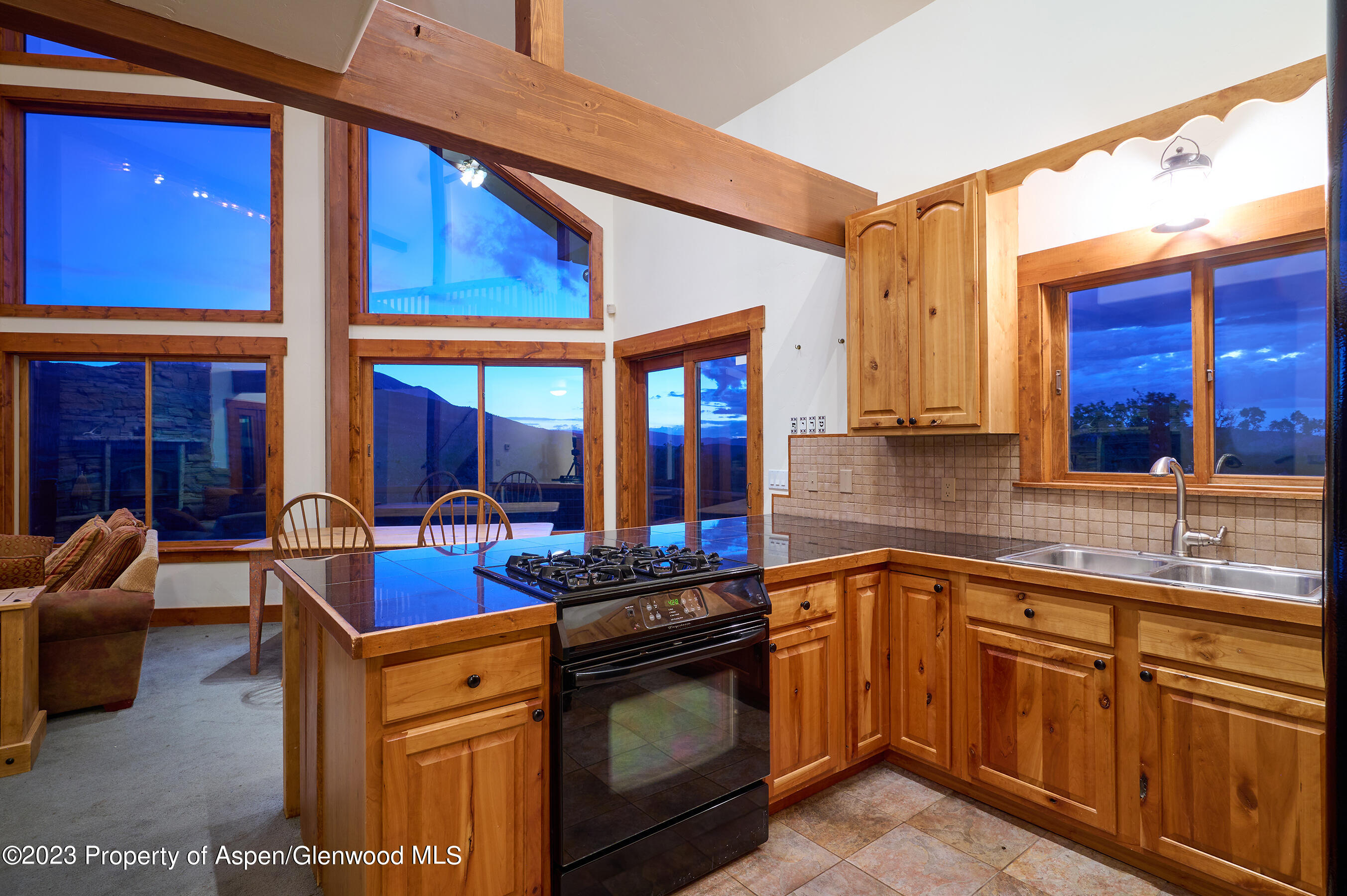 4001 Bear Ridge Road Basalt, CO 81621 - Photo 9 of 35 a kitchen that has a sink and a stove with a dishwasher