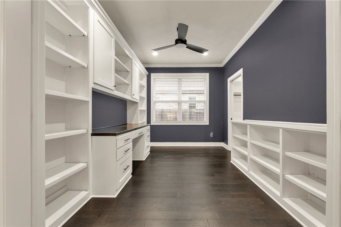 1736 Blanco Bend Drive College Station, TX 77845 - Photo 18 of 36 a view of an empty room with a window and wooden floor
