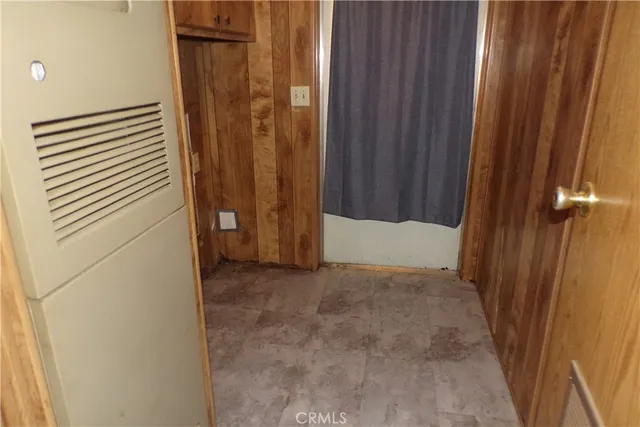 a view of an front door