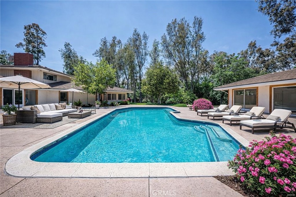 20827 East Mesarica Road Covina, CA 91724 - Photo 8 of 40 a view of a house with swimming pool and sitting area