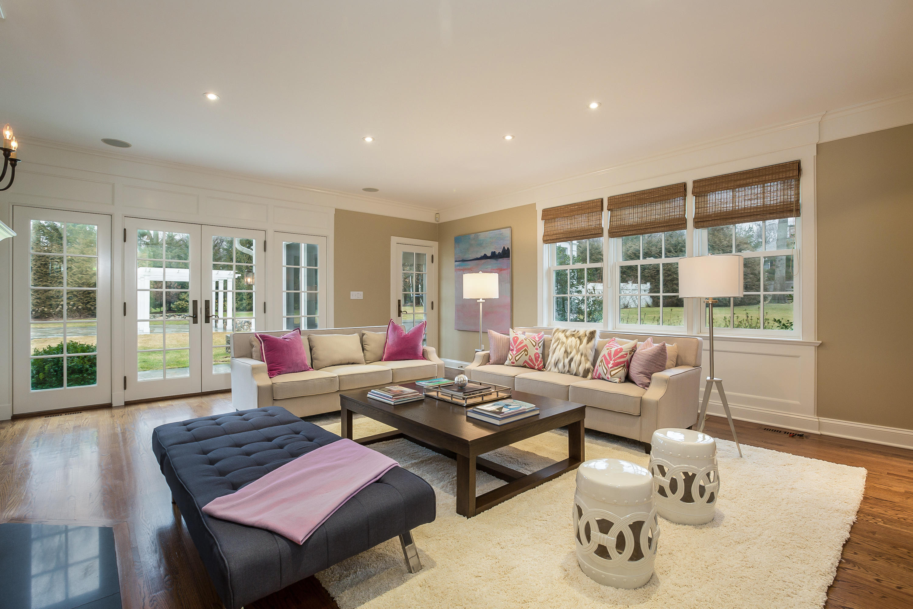 256 Brookside Road Darien, CT 06820 - Photo 15 of 66 a living room with furniture and a window