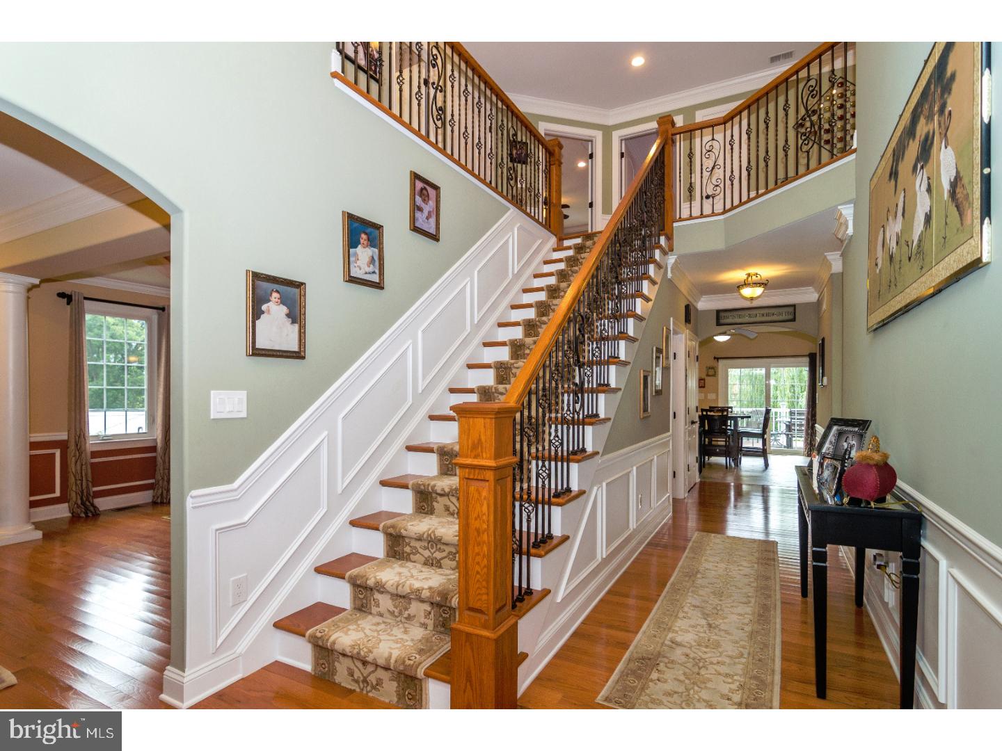 241 Shoemaker Road Huntingdon Valley, PA 19006 - Photo 4 of 25 a view of entryway and hall with wooden floor