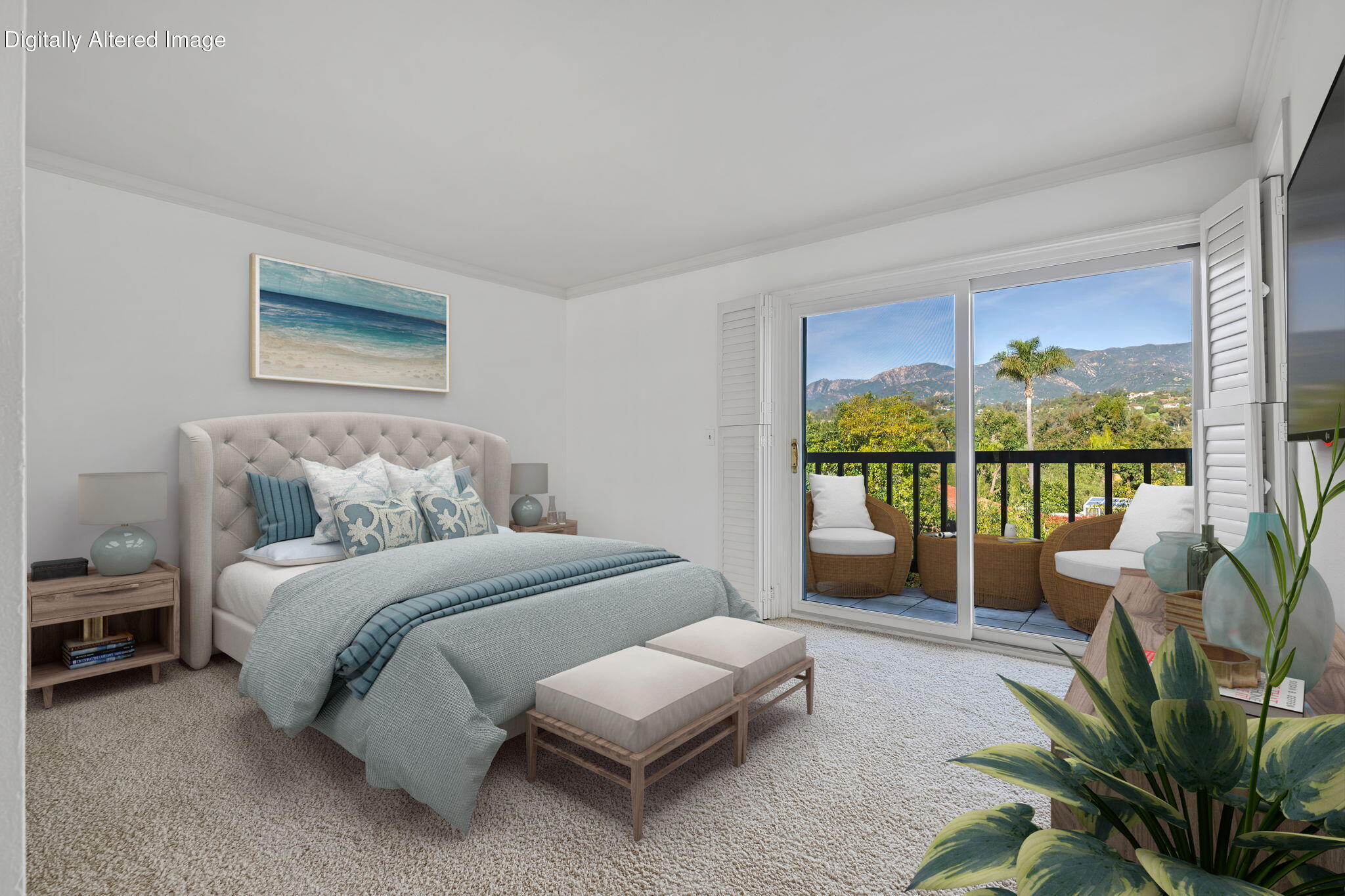 1034 Fairway Road Montecito, CA 93108 - Photo 22 of 31 22-Bedroom (virtual staging)