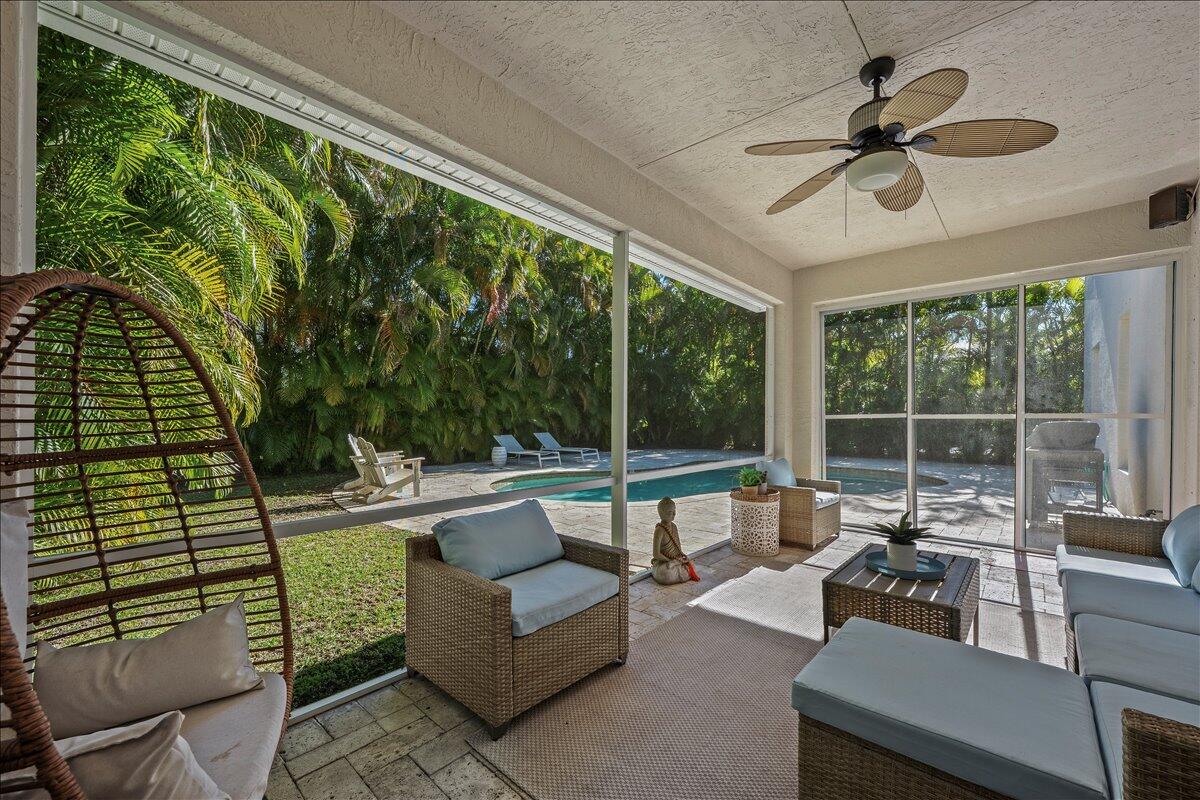 429 Oriole Circle Jupiter, FL 33458 - Photo 35 of 57 outdoor screened in patio