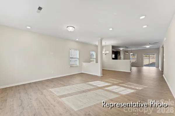 a view of an empty room