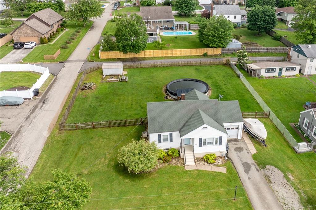 210 Hopwood Fairchance Road Uniontown, PA 15401 - Photo 2 of 28 an aerial view of a house with a big yard