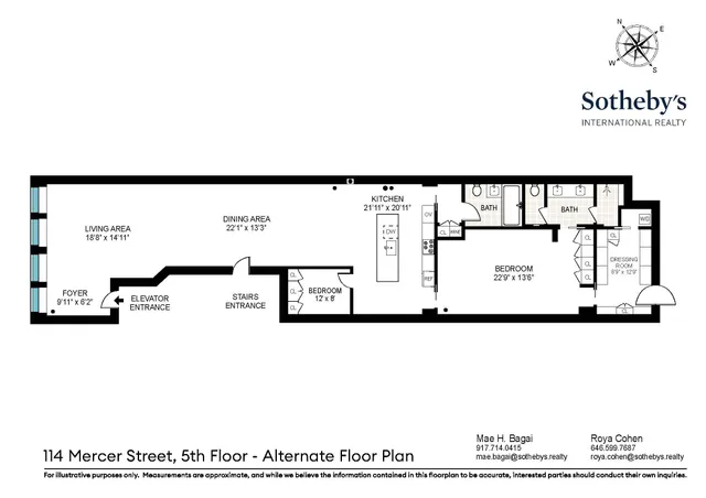 $3,195,000 | 114 Mercer Street, Unit 5 | SoHo