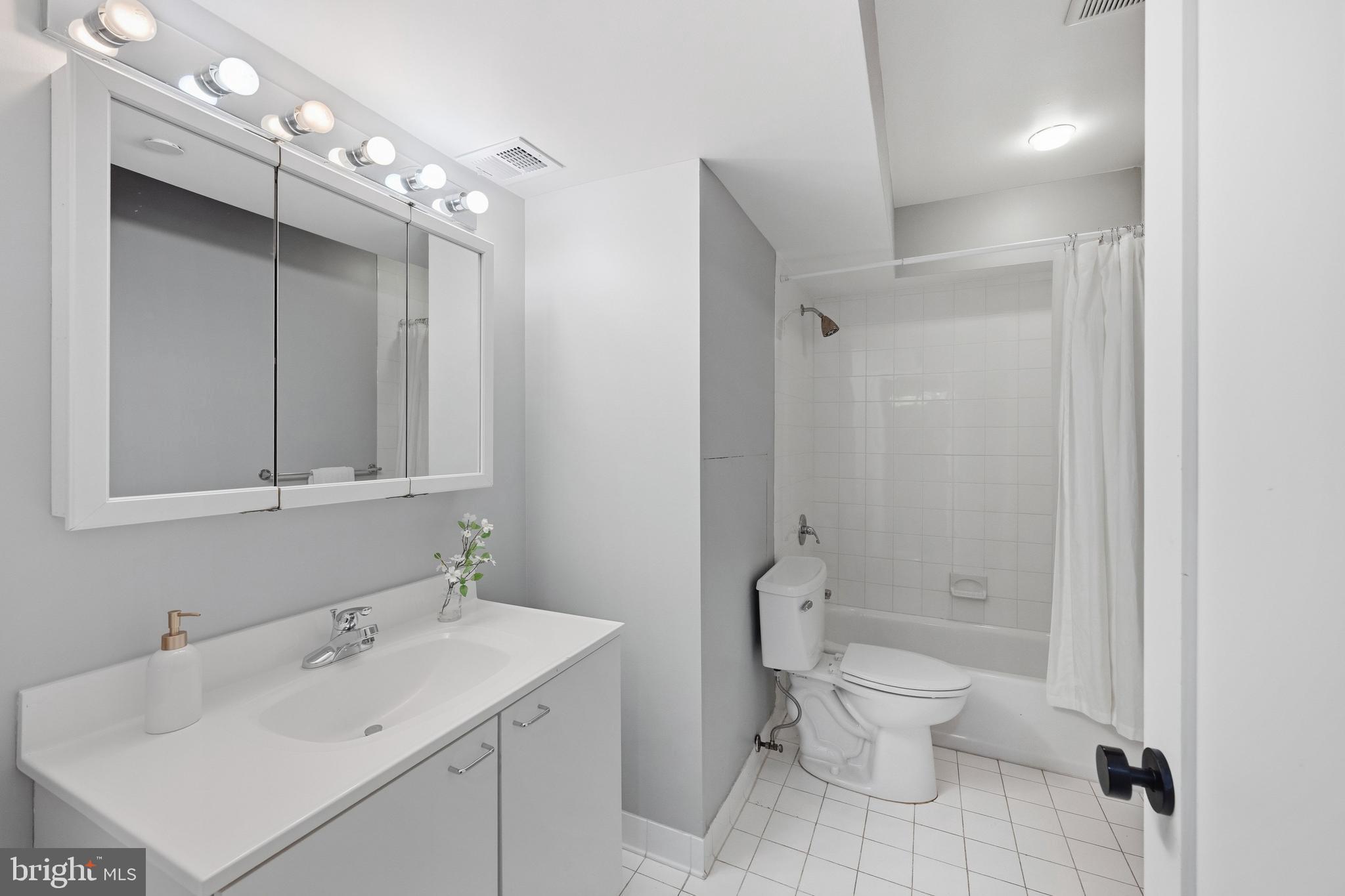 3849 Macomb Street Northwest Washington, DC 20016 - Photo 38 of 60 a bathroom with a sink toilet and shower