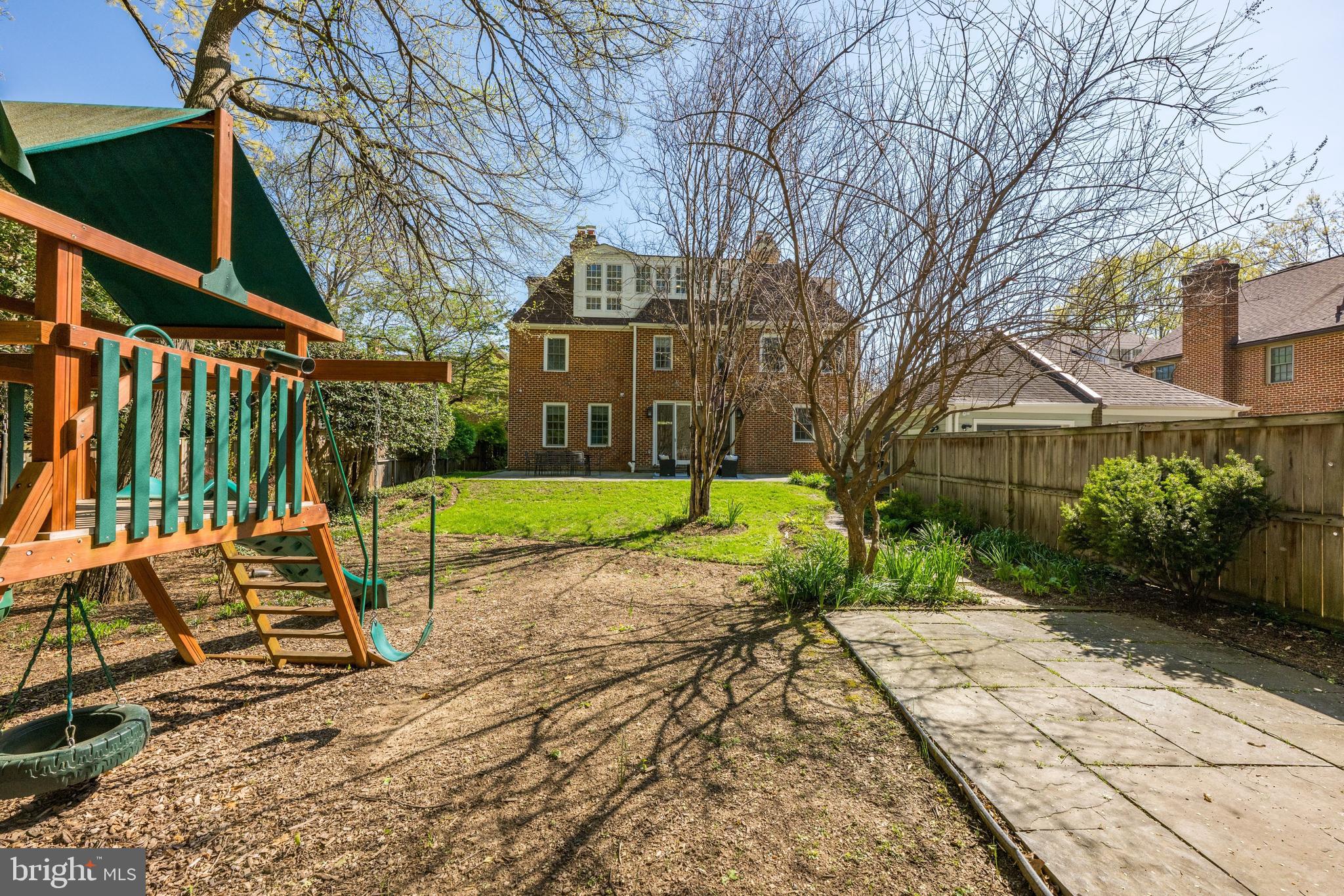 3849 Macomb Street Northwest Washington, DC 20016 - Photo 44 of 60 a view of backyard with green space