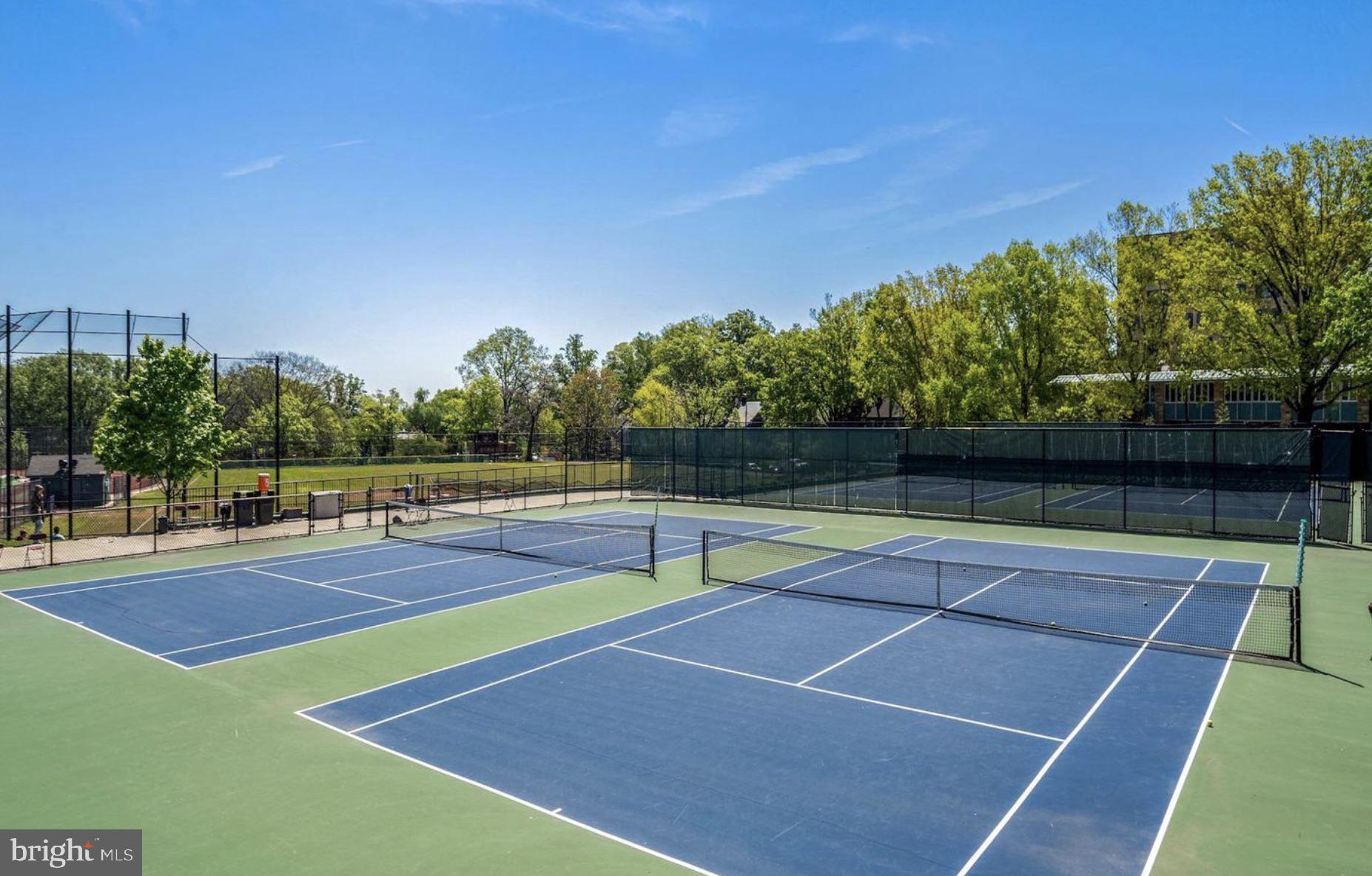 3849 Macomb Street Northwest Washington, DC 20016 - Photo 54 of 60 a view of a tennis court