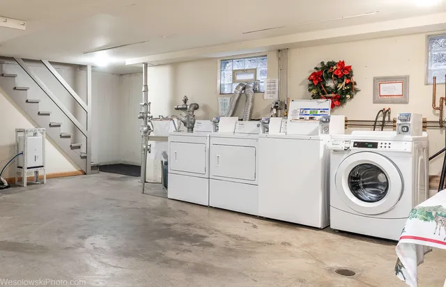 a view of a interior in closet