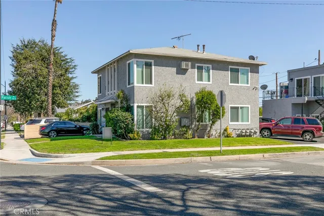 a view of a house with a swimming pool