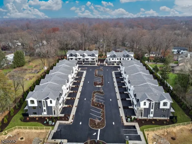 an aerial view of multiple houses