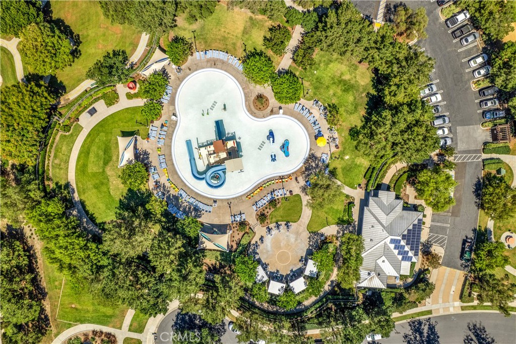 78 Dawnwood Ladera Ranch, CA 92694 - Photo 52 of 54 a aerial view of a house with a backyard space and a large tree