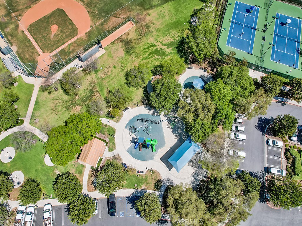 78 Dawnwood Ladera Ranch, CA 92694 - Photo 54 of 54 an aerial view of a house with a yard and garden