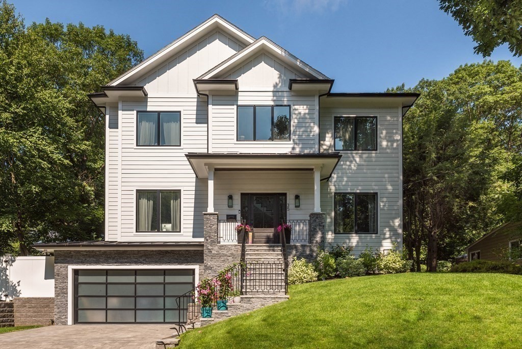 35 Wayne Road Newton, MA 02459 - Photo 3 of 33 a front view of a house with a yard
