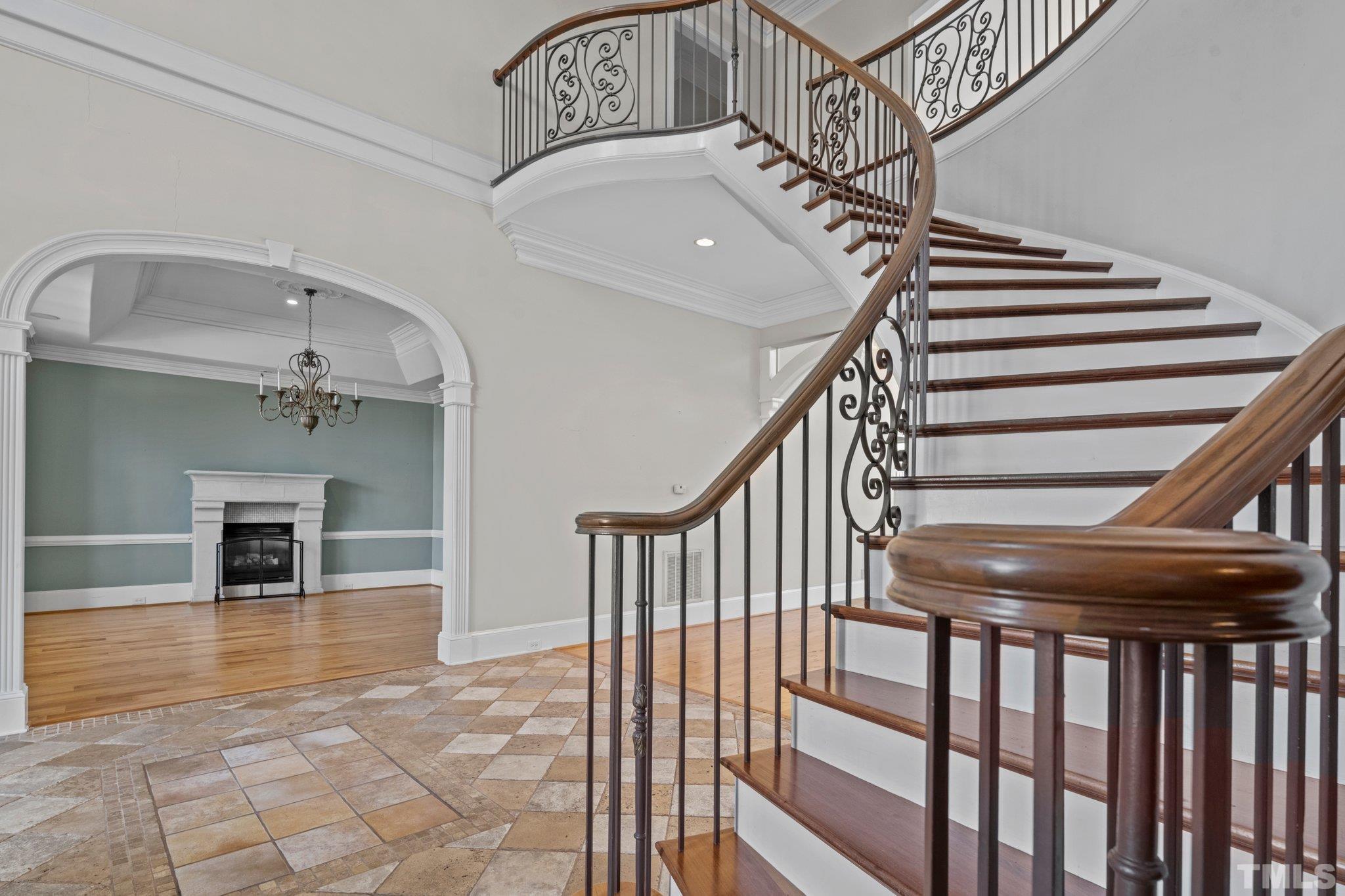 12501 Village Springs Road Raleigh, NC 27614 - Photo 70 of 93 a view of entryway and hall