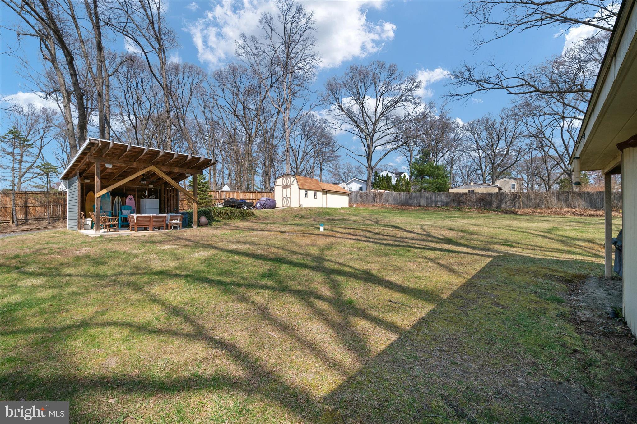 8349 Elm Road Millersville, MD 21108 - Photo 32 of 52 Backyard & 2nd Huge shed for storage or workshop
