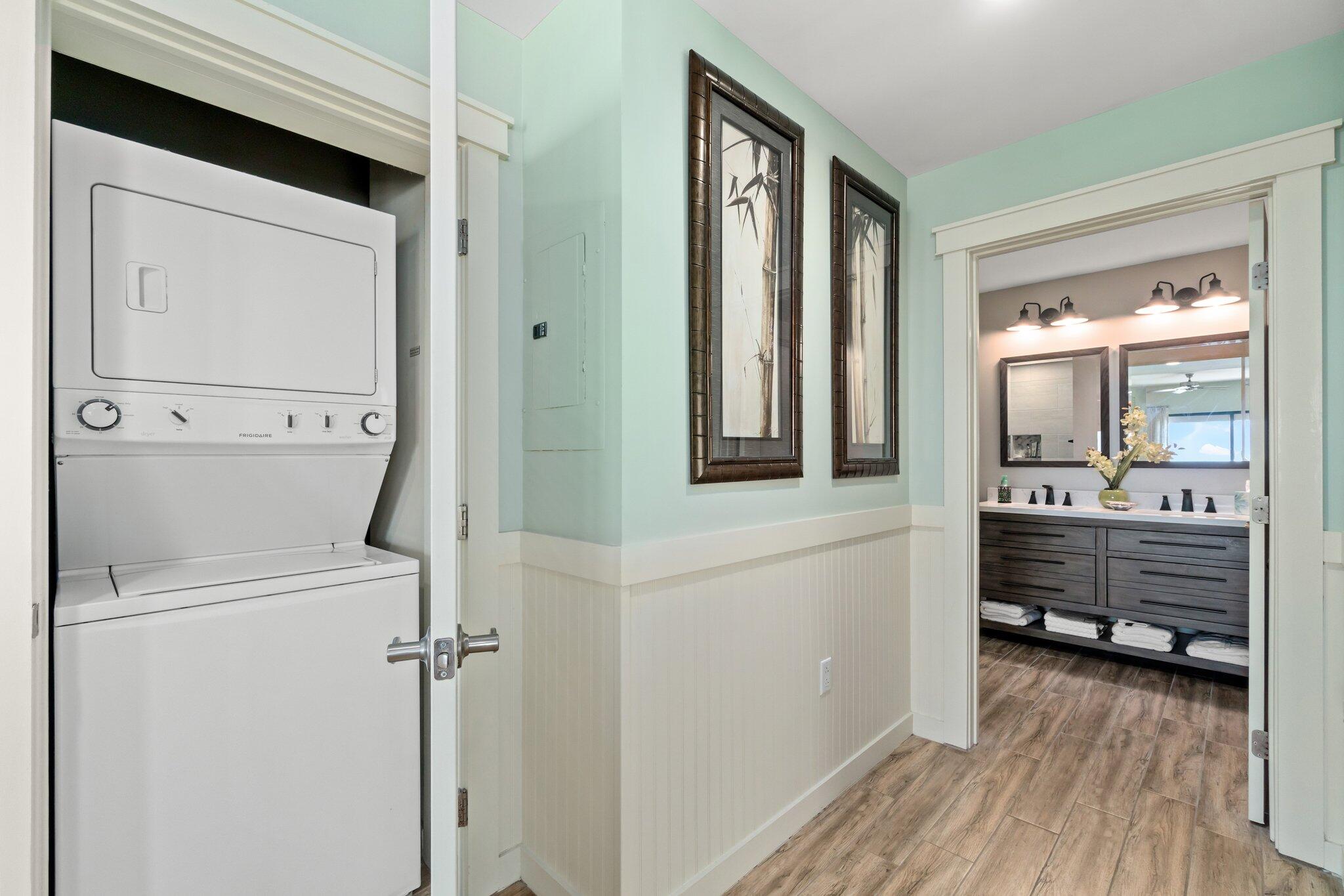 15100 Front Beach Road, Unit 1302 Panama City Beach, FL 32413 - Photo 30 of 67 a view of bathroom with dual sinks