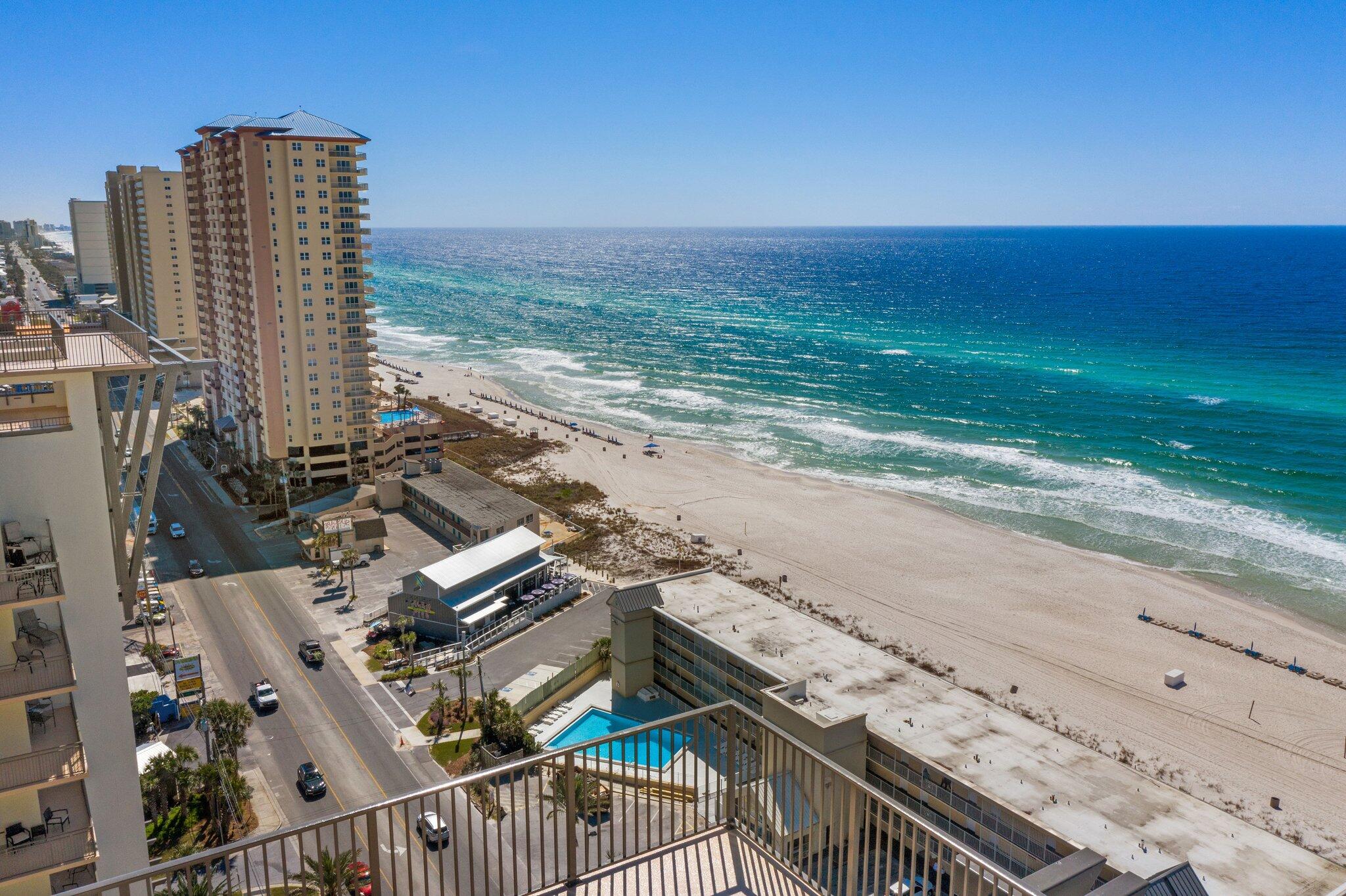 15100 Front Beach Road, Unit 1302 Panama City Beach, FL 32413 - Photo 9 of 67 a view of a city with ocean