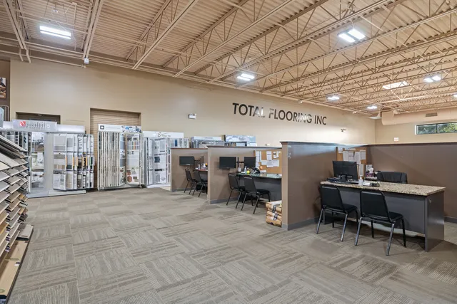 a view of a room with furniture