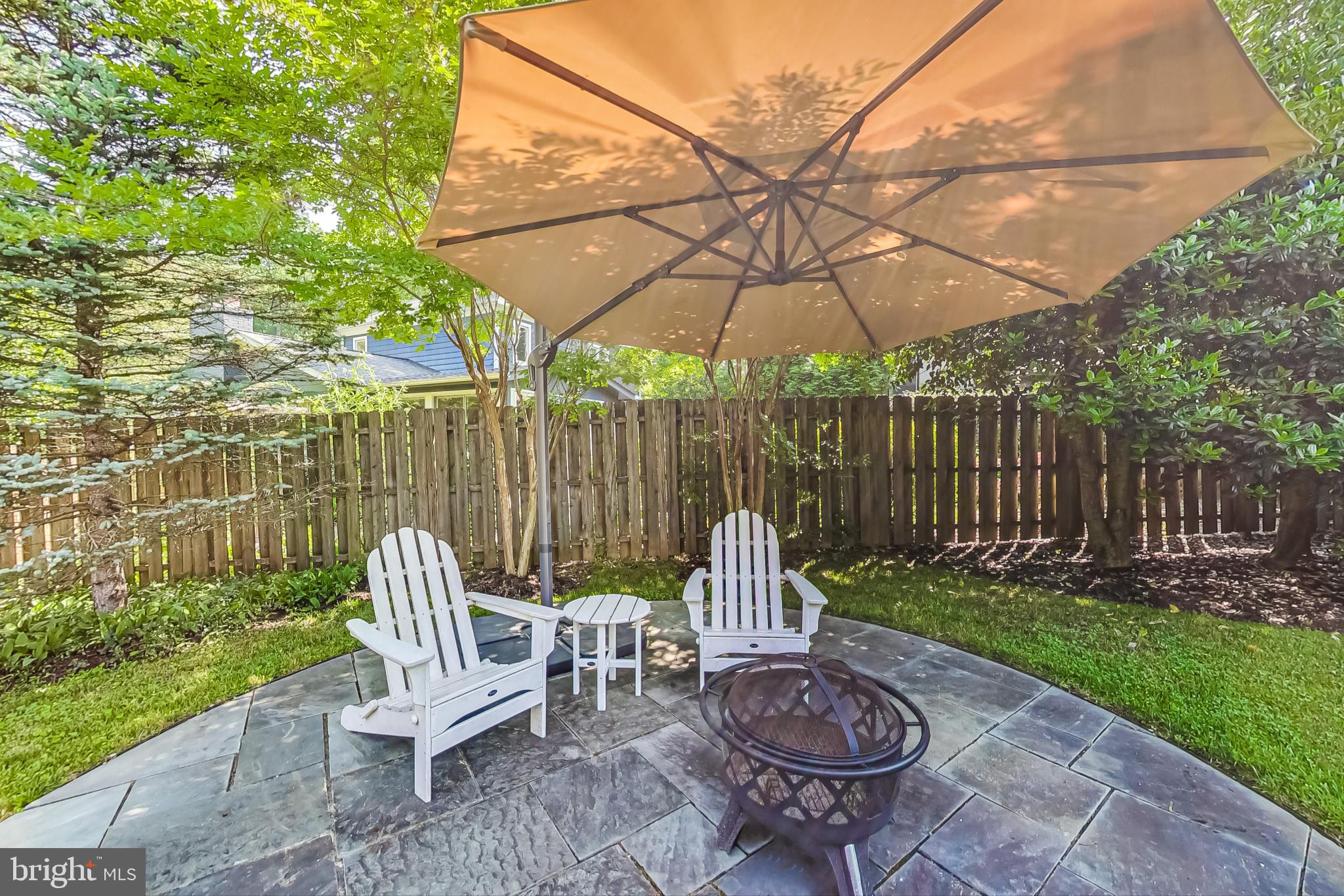 6515 East Halbert Road Bethesda, MD 20817 - Photo 39 of 42 a view of a chair and table of the garden