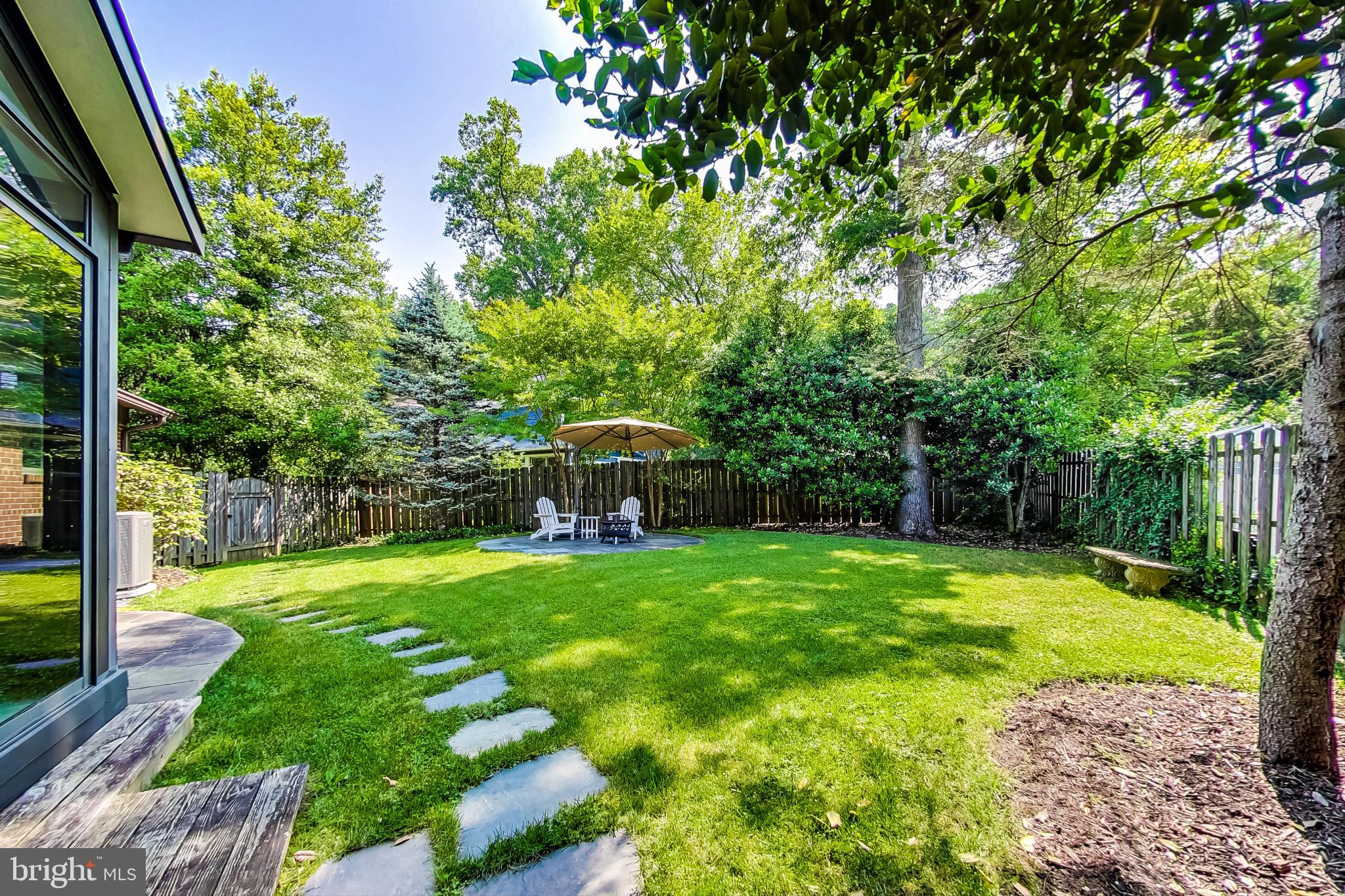 6515 East Halbert Road Bethesda, MD 20817 - Photo 40 of 42 a view of a back yard