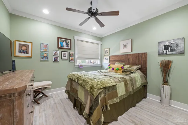 a bathroom with a sink vanity and a mirror