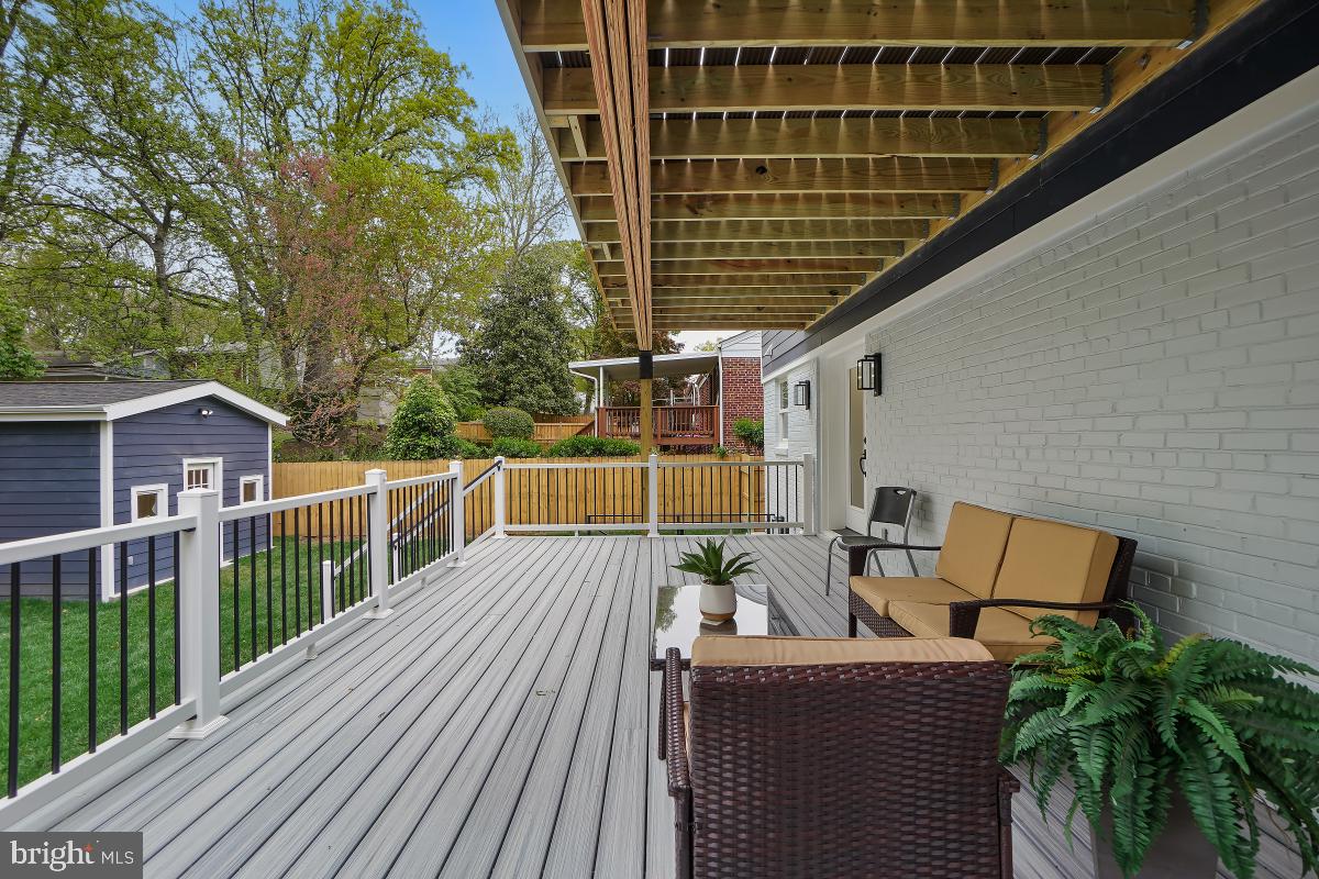 7508 Piney Branch Road Silver Spring, MD 20910 - Photo 12 of 44 Expansive Deck off the Kitchen