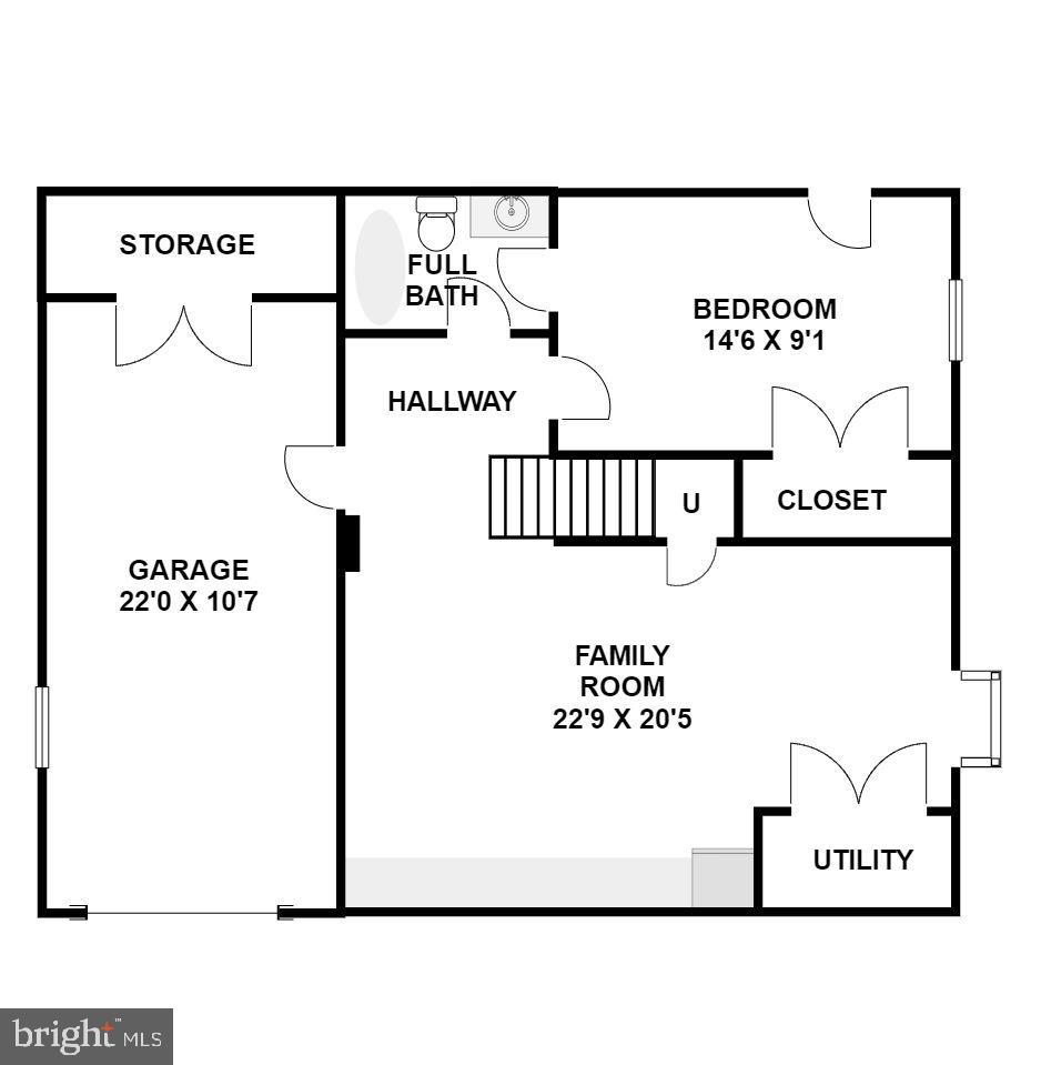 7508 Piney Branch Road Silver Spring, MD 20910 - Photo 44 of 44 Lower Level Floor Plan