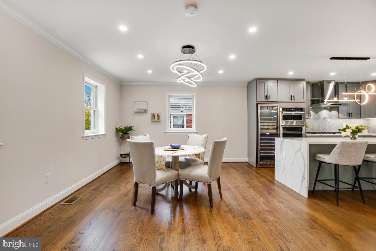 7508 Piney Branch Road Silver Spring, MD 20910 - Photo 7 of 44 Dining Room Opens to the Kitchen