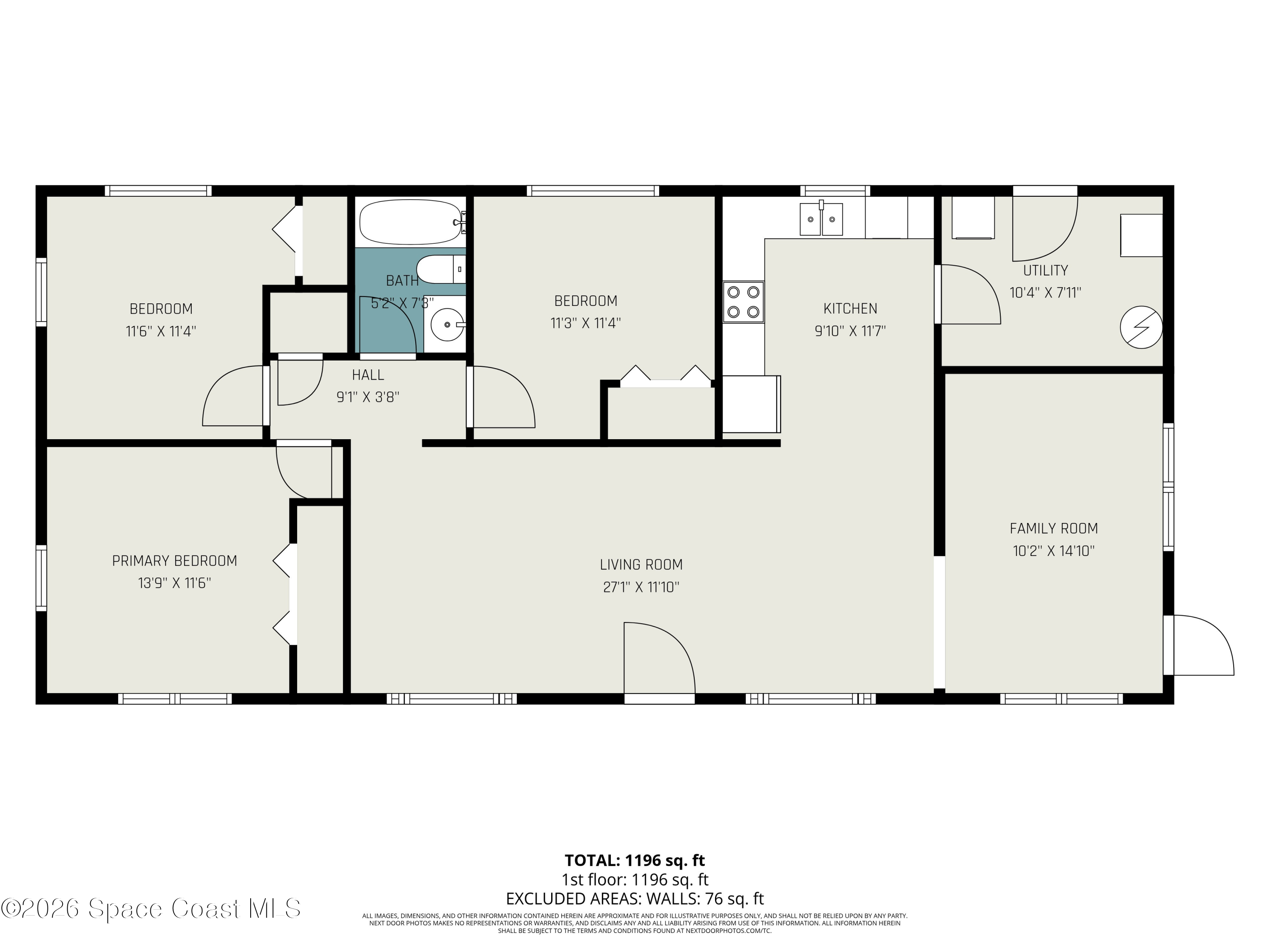 136 Gray Road Melbourne, FL 32904 - Photo 27 of 27 a black and white photo of a living room