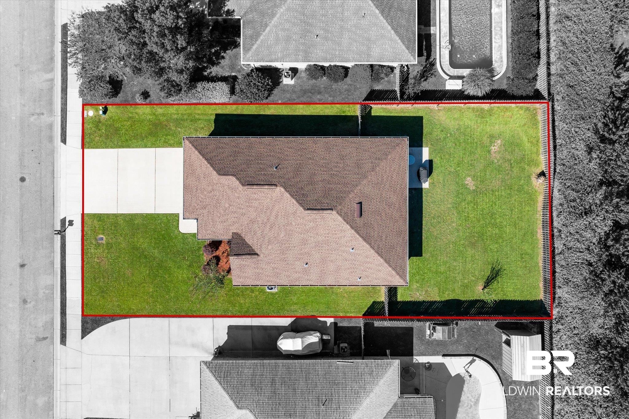 22640 Nana Loop East Silverhill, AL 36576 - Photo 22 of 46 Birds eye view of property