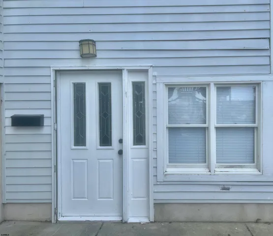 a view of front door