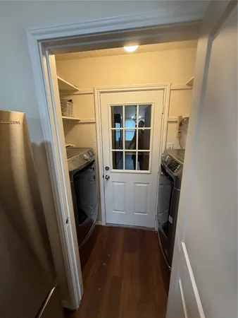 a view of front door