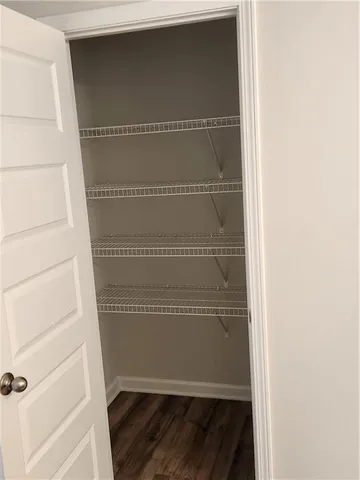 a view of walk in closet