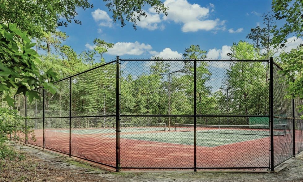 166 East Capstone Circle Spring, TX 77381 - Photo 44 of 45 a view of a yard from a balcony