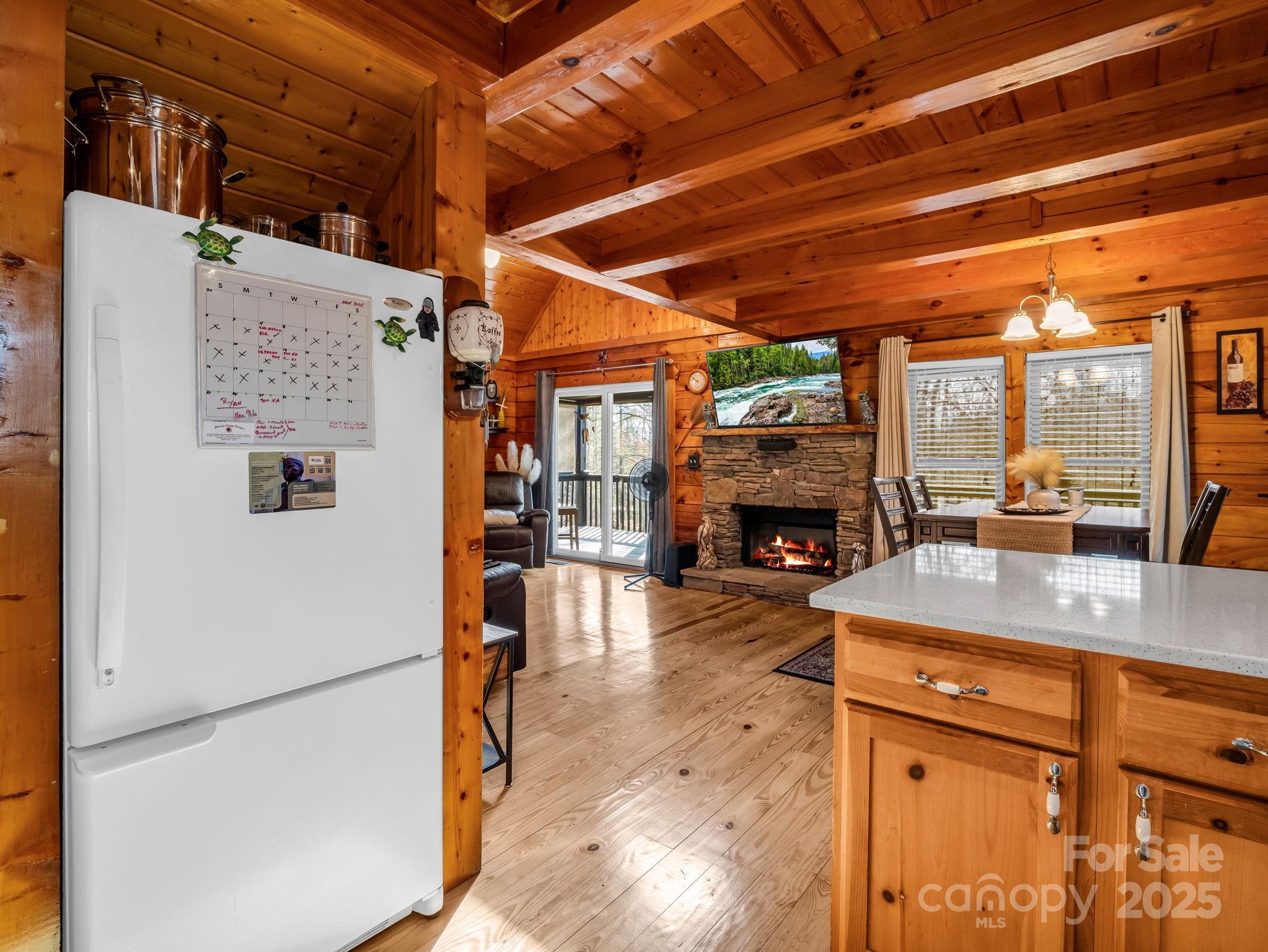 815 Cross Ridge Drive Rutherfordton, NC 28139 - Photo 23 of 34 a kitchen with stainless steel appliances granite countertop a refrigerator and a counter space