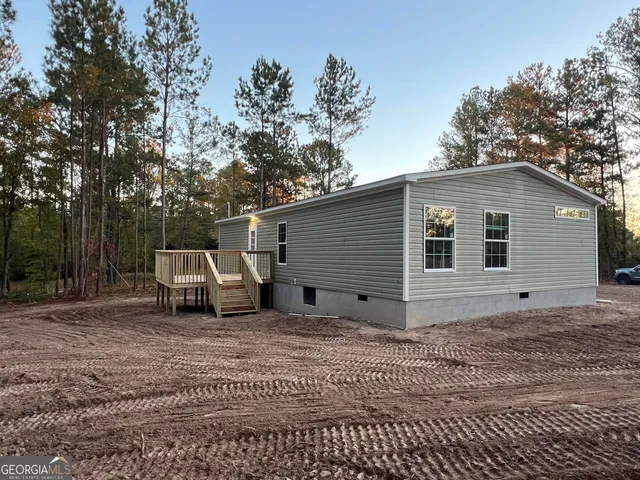 a view of a house with a patio