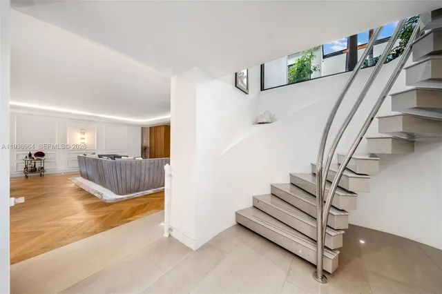 a view of a terrace with seating space